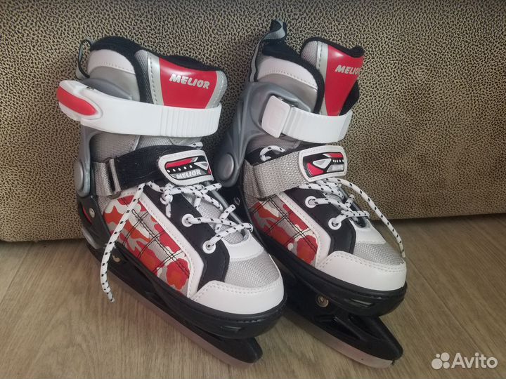 Коньки детские раздвижные Б/У Р 29-32