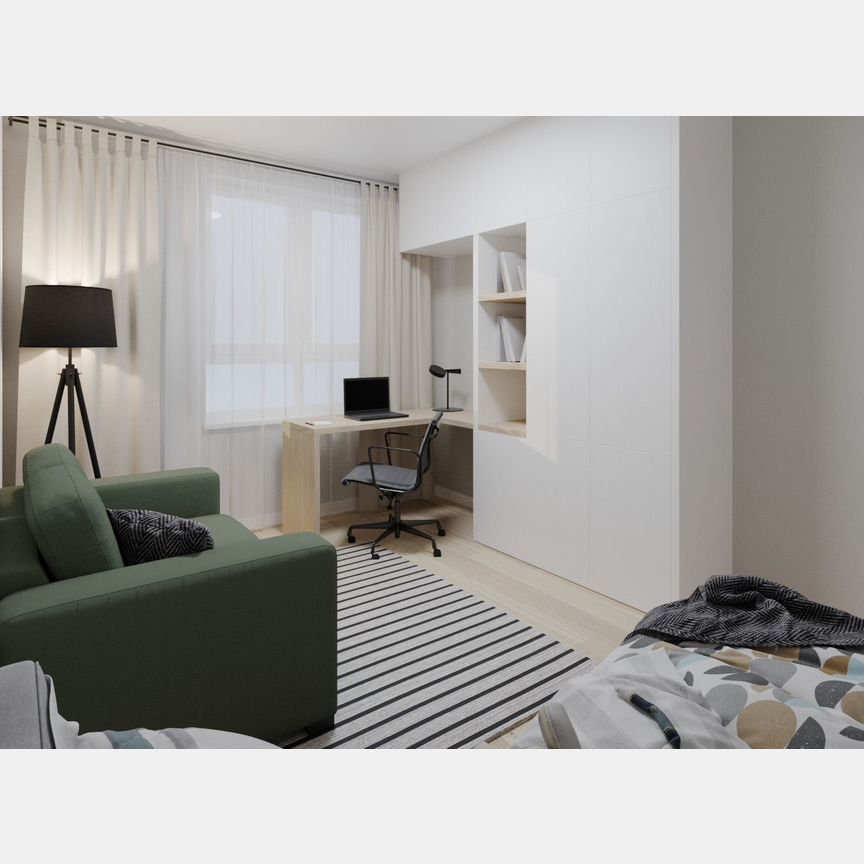 1-к. квартира, 27 м², 10/12 эт.