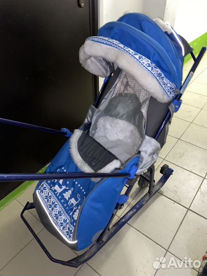 Коляска санки