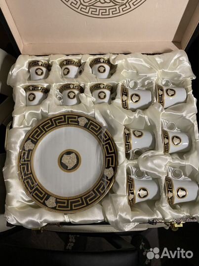 Сервиз столовый versacе на 6 персон в сундуке