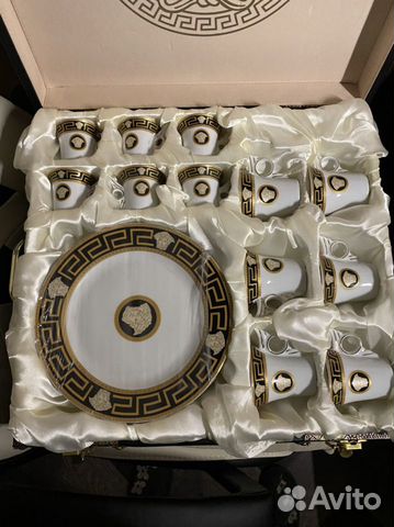 Сервиз столовый versacе на 6 персон в сундуке