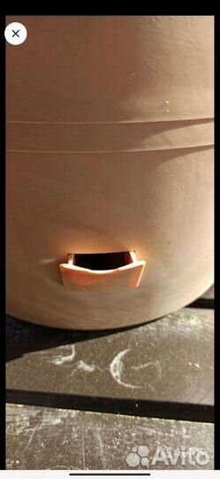 Большой вазон кашпо на колёсах