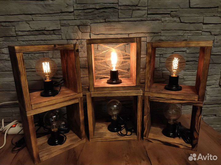 Светильник (ночник) в стиле лофт