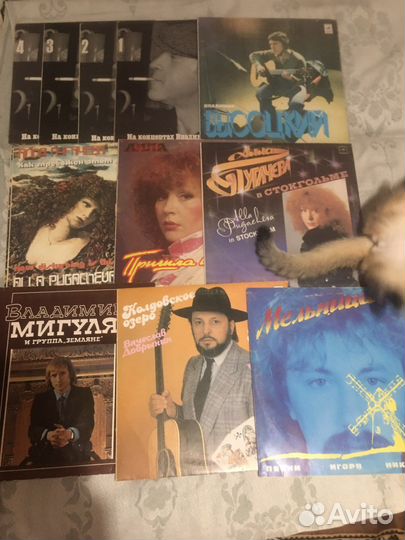 Виниловые пластинки 30штук