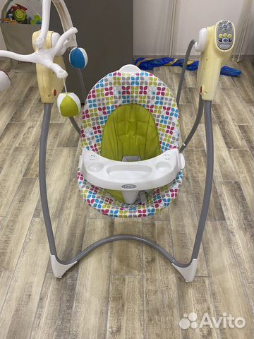 Детские электронные качели для новорожденных