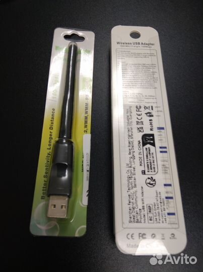 Wi fi адаптер usb для пк, ноута, приставки