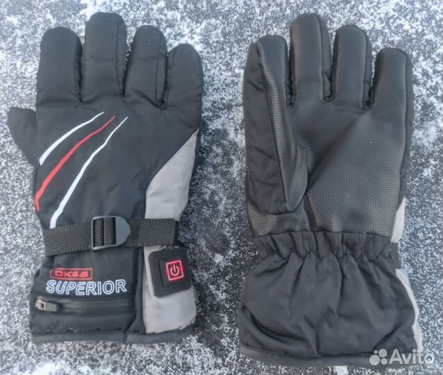 Перчатки с подогревом на аккумуляторе 4600 на меху