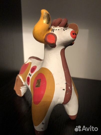 Дымковская игрушка с дефектами