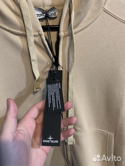 Песочный Зип худи stone island M L XL XXL