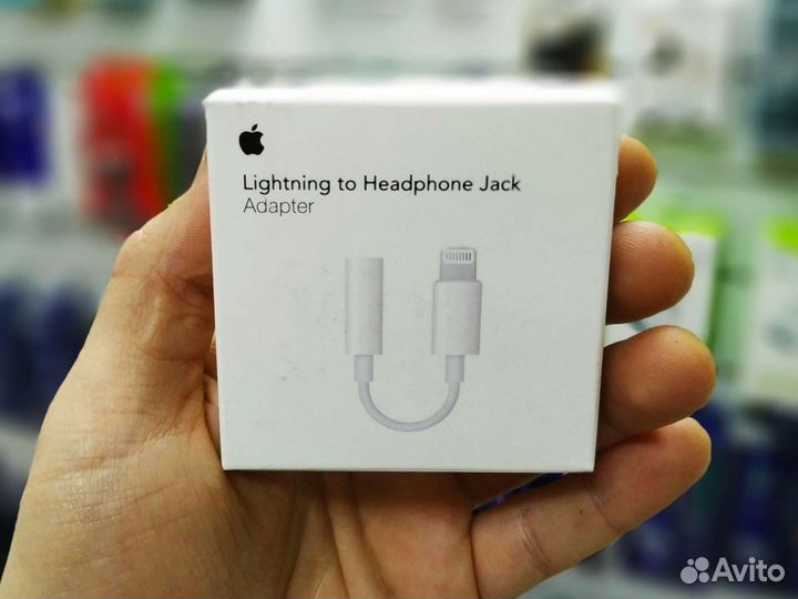 Переходник для наушников Apple Lightning - 3.5 jac
