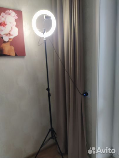Кольцевая лампа со штативом