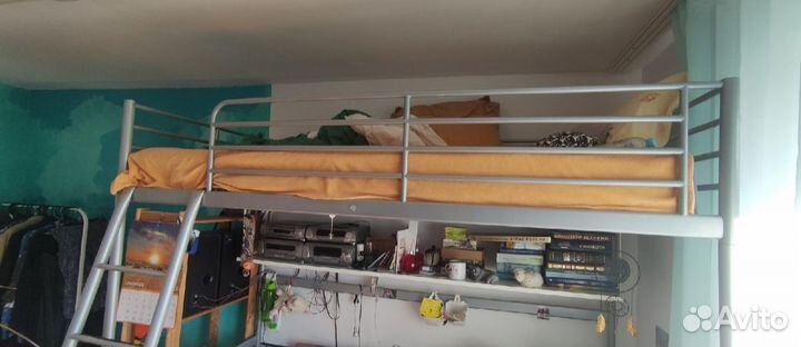 Кровать-чердак IKEA svärta свэрта