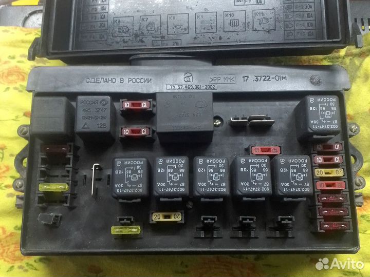 Блок предохранителей ваз 2109