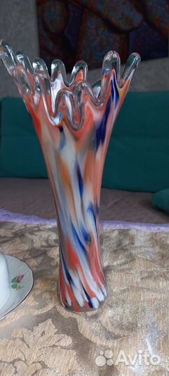 Вазы Красное стекло СССР