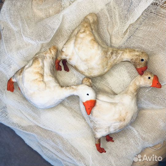 Ватная елочная игрушка