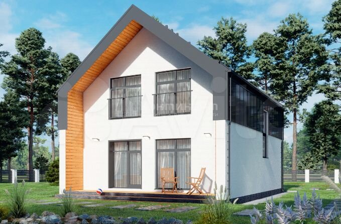 Дом 120 м² на участке 13 сот.