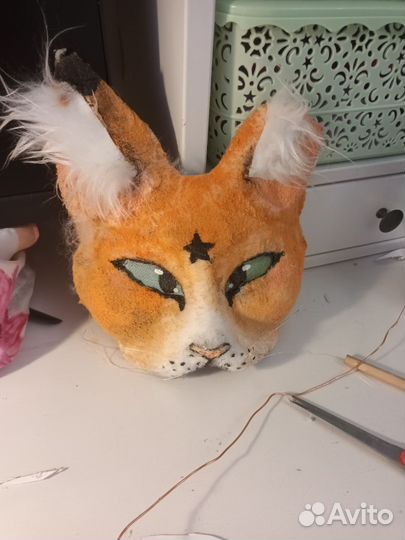 Маска для квадробики лиса