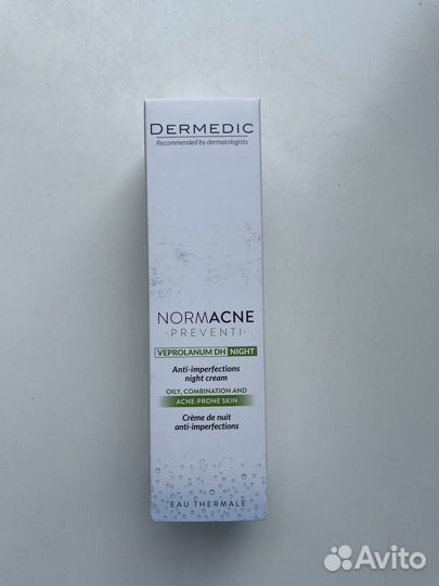 Dermedic normacne night creme