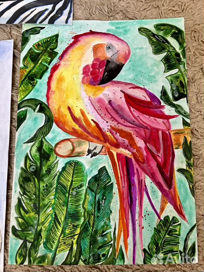 Картина акварель А3