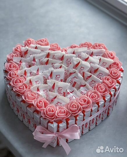 Сладкий съедобный набор букет Kinder + Rafaello