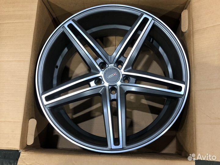 Vissol V-015 9x20 5x112 D66,6 ET45 silver polished