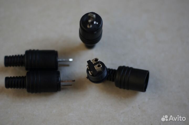 Новые, разъем точка-тире 4шт