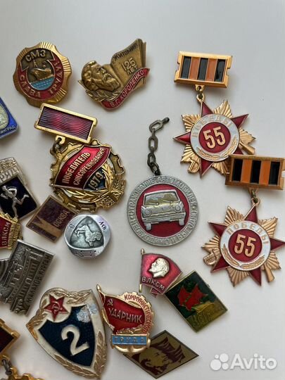 Значки ретро СССР