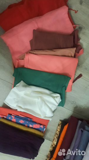 Отрезы ткани футер, кулирка,флис