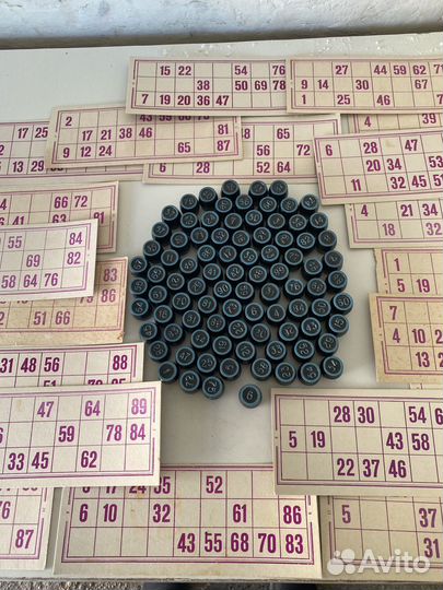 Настольная игра лото времен СССР