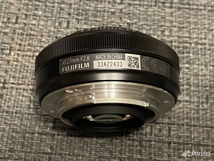 Объектив Fujinon XF 27mm f/2.8