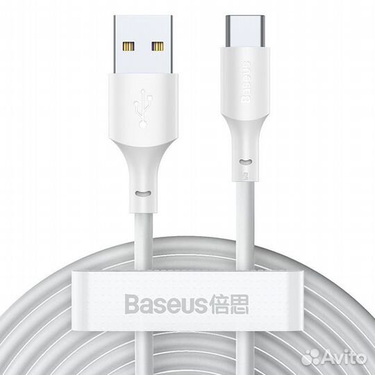 Кабель USB baseus Simple Wisdom Data Cable Kit, US