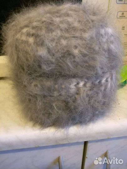 Шапка из кроличьего пуха