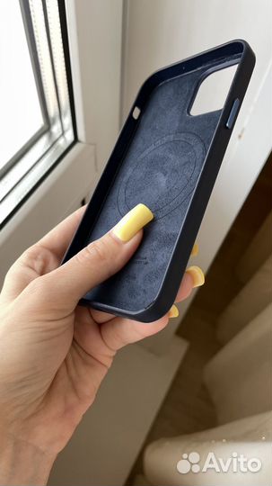 Кожаный чехол iPhone 12, 12 pro