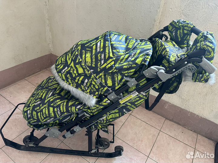 Детские санки коляска бу