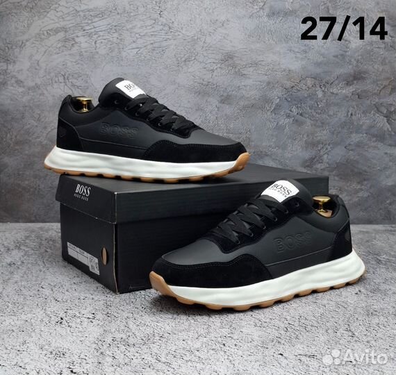 Кроссовки черные boss