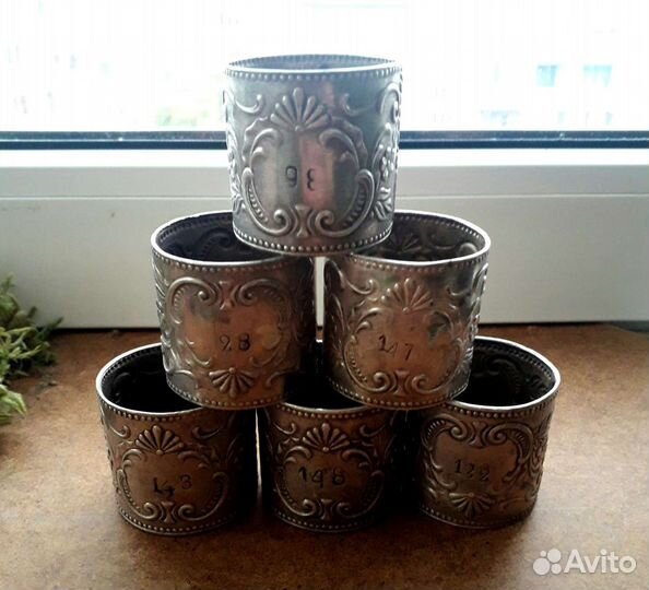 Кольца для салфеток мельхиор