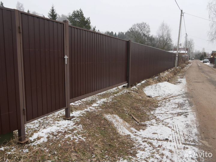 Откатные ворота под ключ