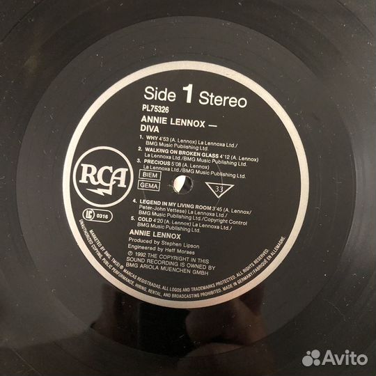 Annie Lennox - diva original (lp)