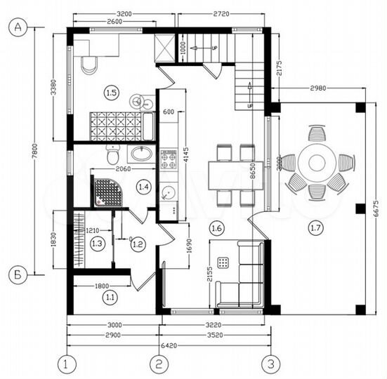 Дача 110 м² на участке 7 сот.