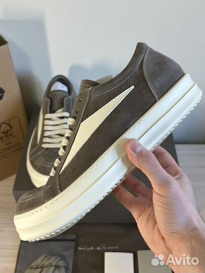 Rick Owens Vans Vintage Dust/Milk 43IT