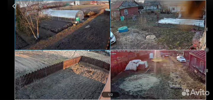 Комплект видеонаблюдения 3Mp Wi-Fi с аудио Гаранти