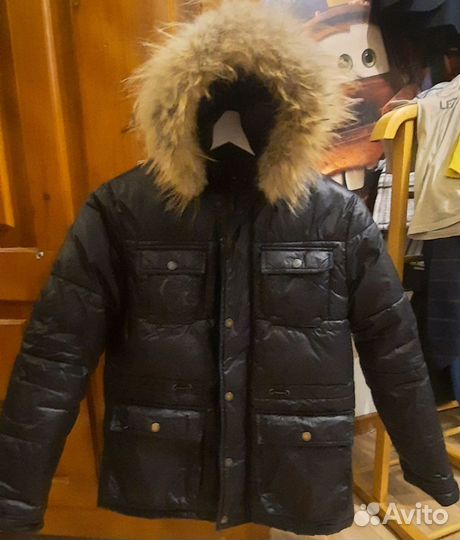 Куртка пуховик пальто зимние Gulliver на 8-10лет