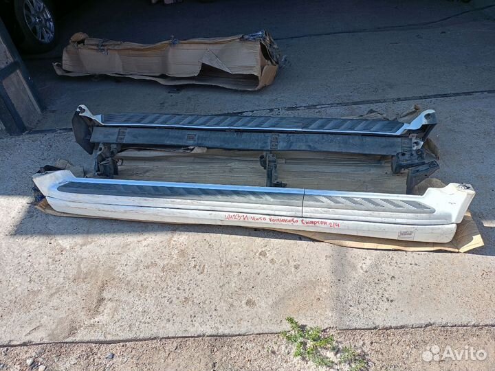 Подножки на nissan terrano