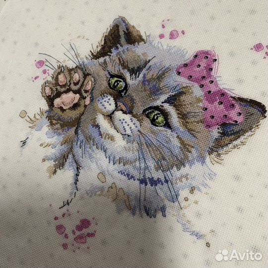 Готовая вышитая картина крестиком