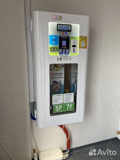 Монтаж автоматов по продаже воды