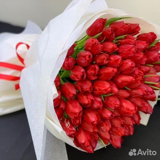 Букет тюльпанов 7 9 15 25 35