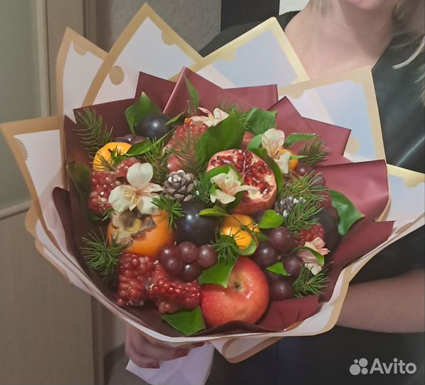 Сьедобные букеты и короба