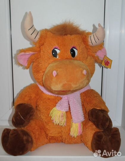 Мягкая игрушка музыкальная - Бык