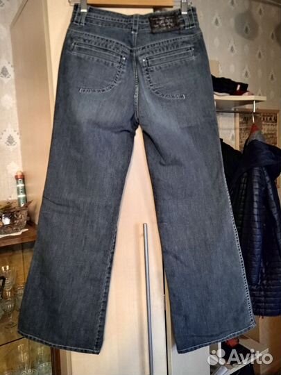 Джинсы женские широкие, размер 42-44