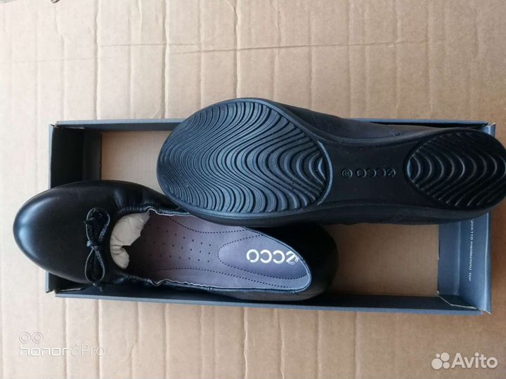 Балетки кожаные Ecco, 37р